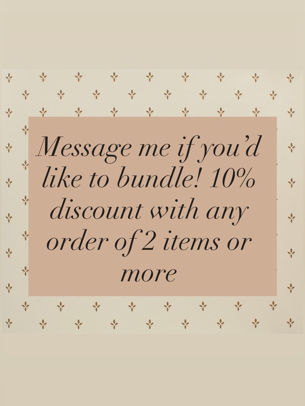 Bundle Discount !!